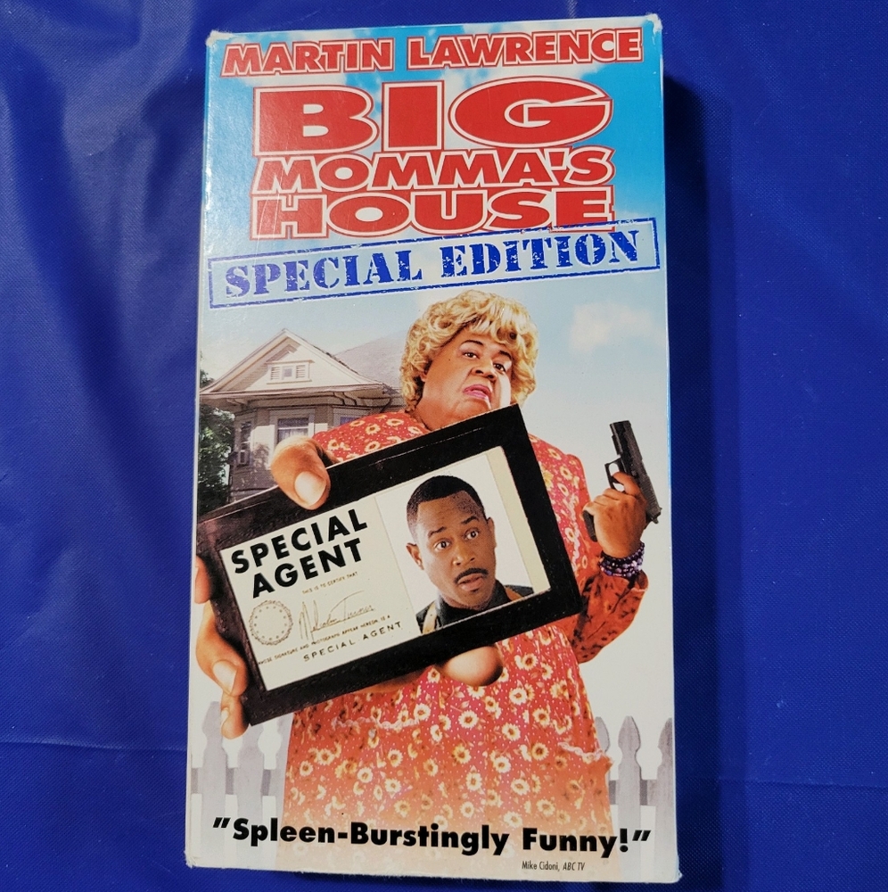 Big Momma's House VHS